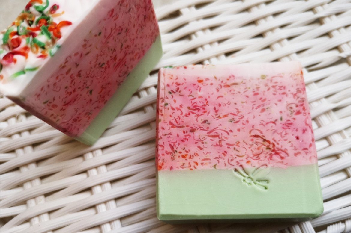 Konfetti-Seife selbstgemacht